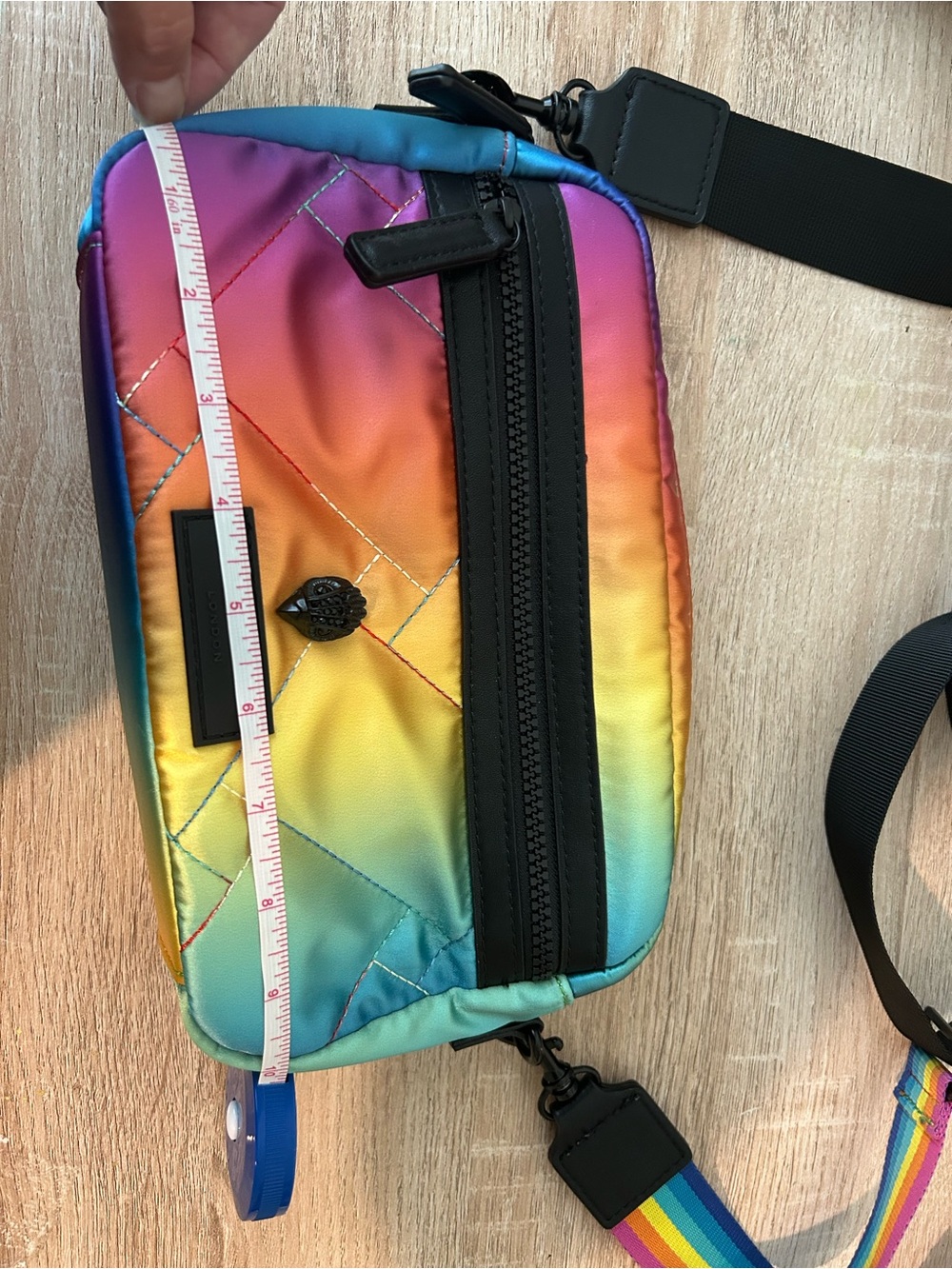 Kurt Geiger new Colorful Quilted Crossbody Bag